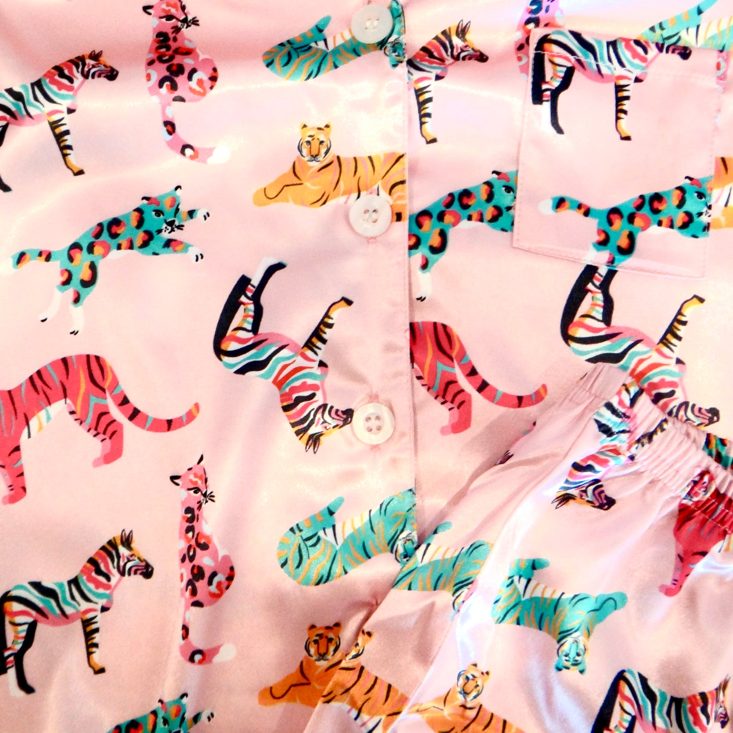 Kids Roar Pajama Short Set