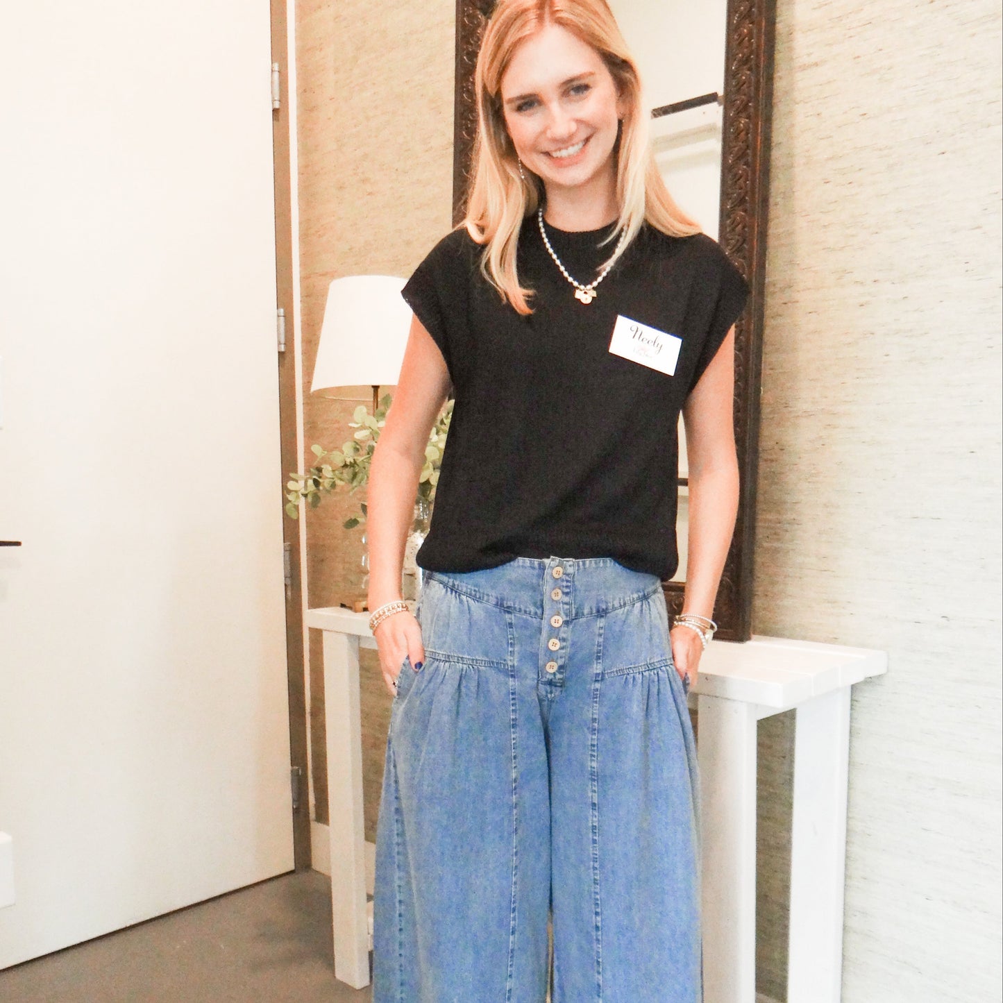 Light Denim Pants