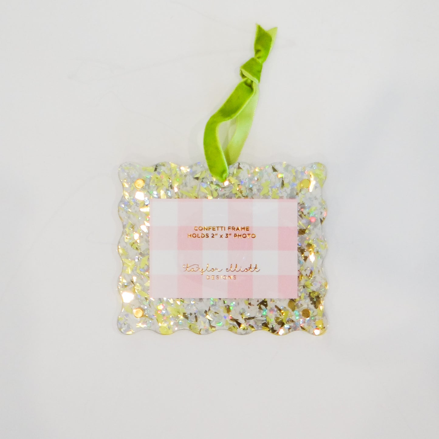 Confetti Frame Ornaments