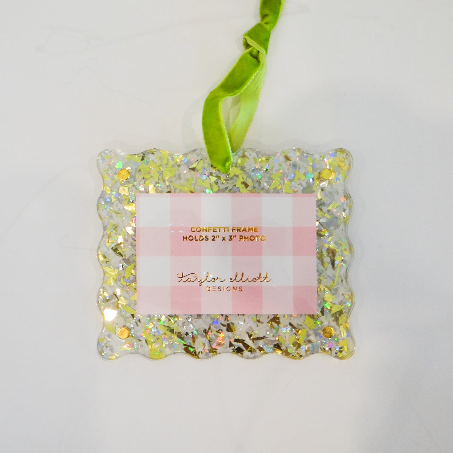 Confetti Frame Ornaments