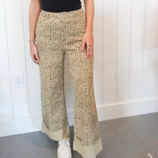 Leopard Print Jeans
