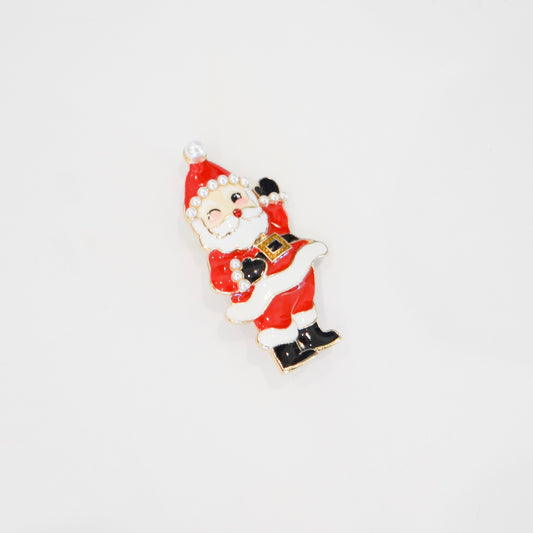 Santa Clause Enamel Broach