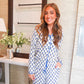 Floral Foulard Pajama Set