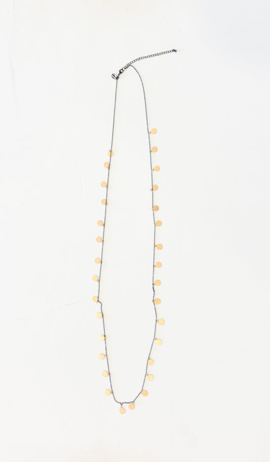 Luna Coin Drop Necklace