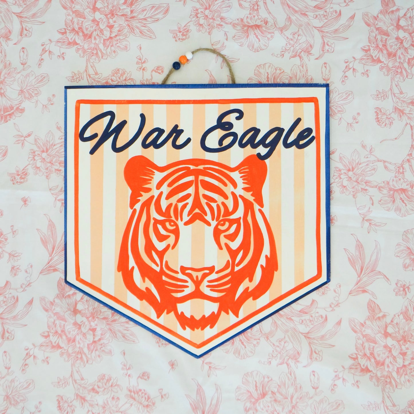 War Eagle Home Plate Door Hanger