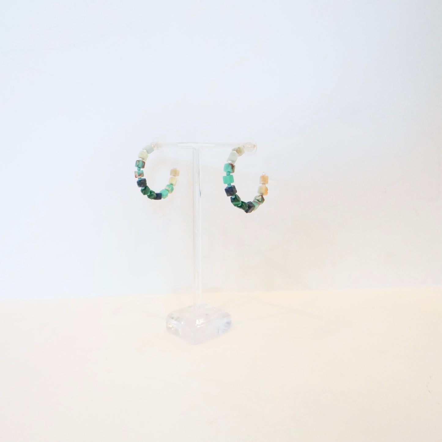 Turquoise Hoops