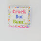 Crack Dot Bam Scallop Cocktail Napkins