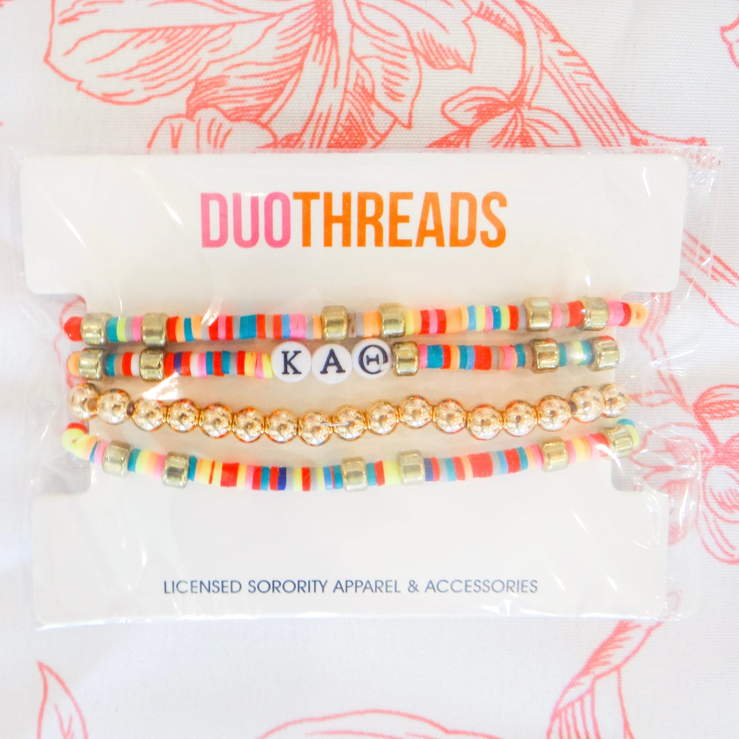 Sorority Beaded Stack Bracelet Set