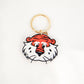Aubie Acrylic Keychain