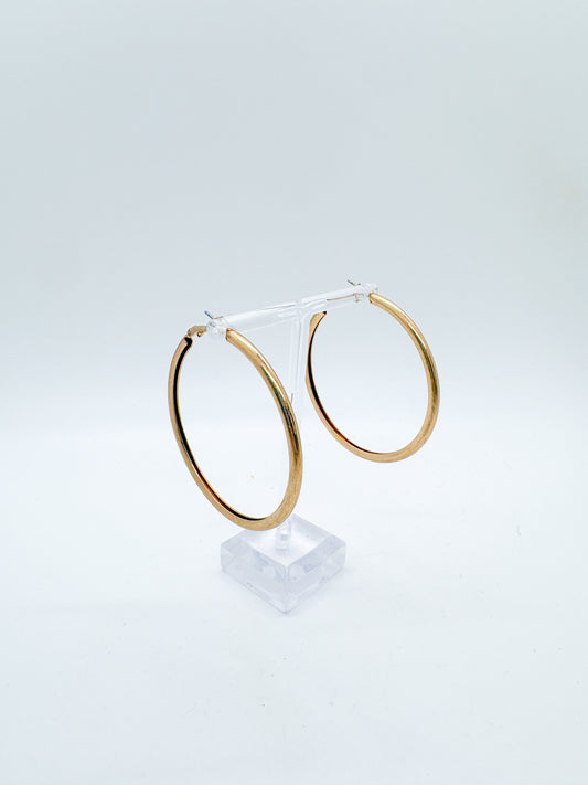 Classic Gold Hoop Earrings