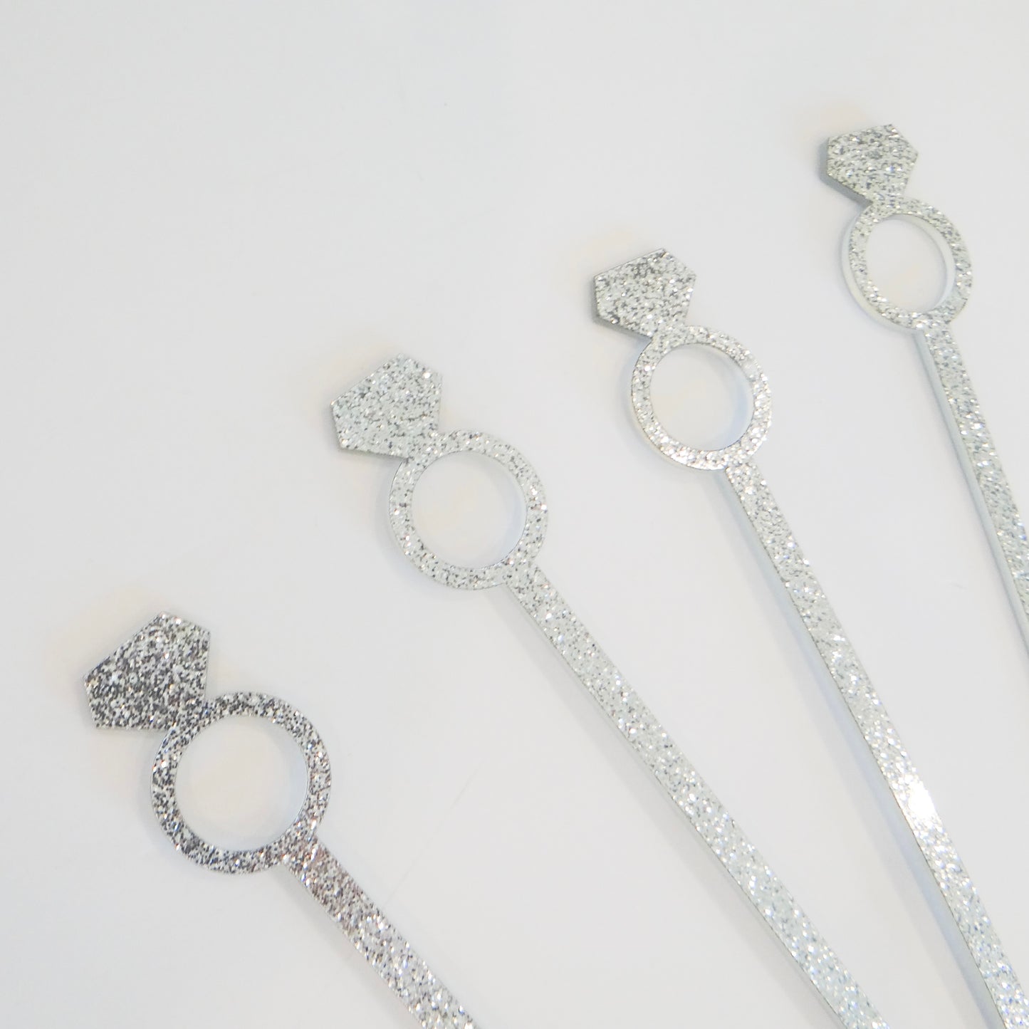Glitter Ring Stir Stick