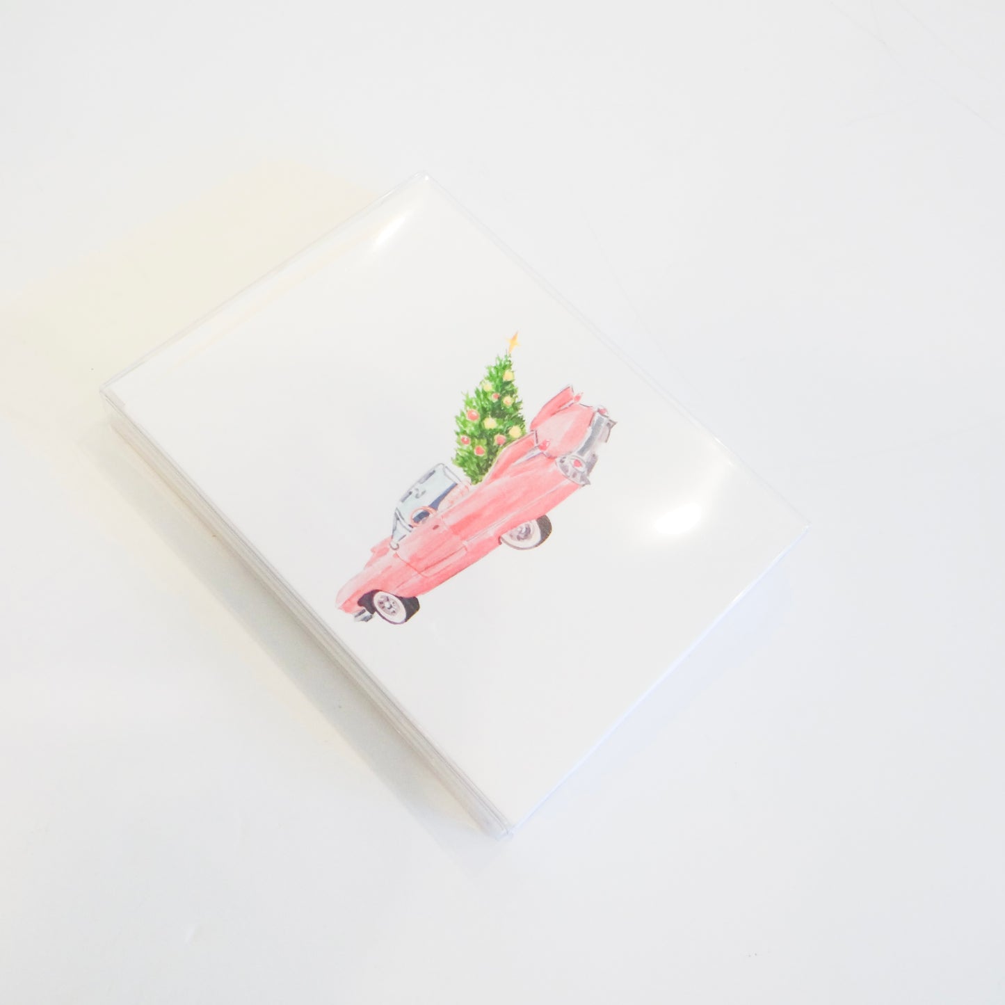 Pink Cadillac Boxed Christmas Card Set
