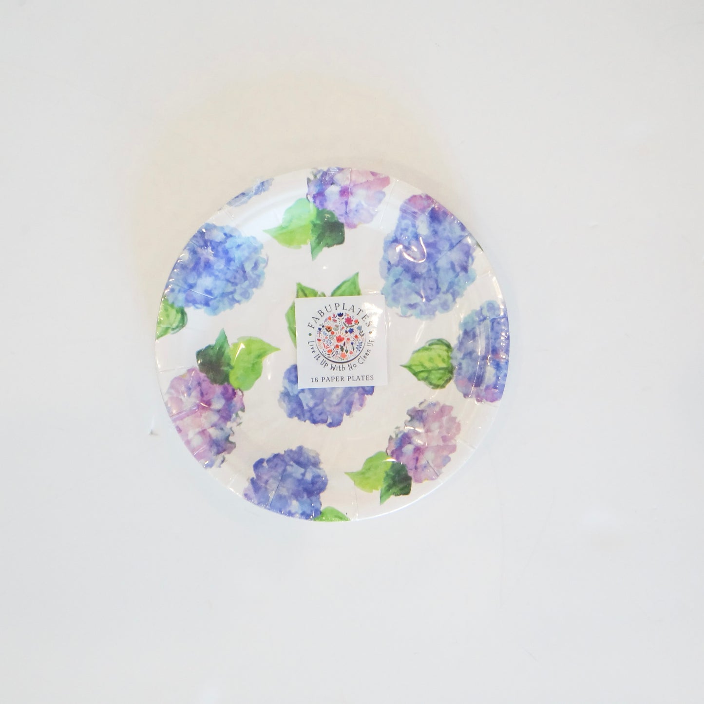Hydrangeas 16ct 7" Paper Plates