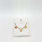 Canvas Butterfly Drip Necklace in Shiny Gold