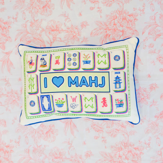 I Love Mahj Pillow