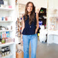 Navy Notion Top