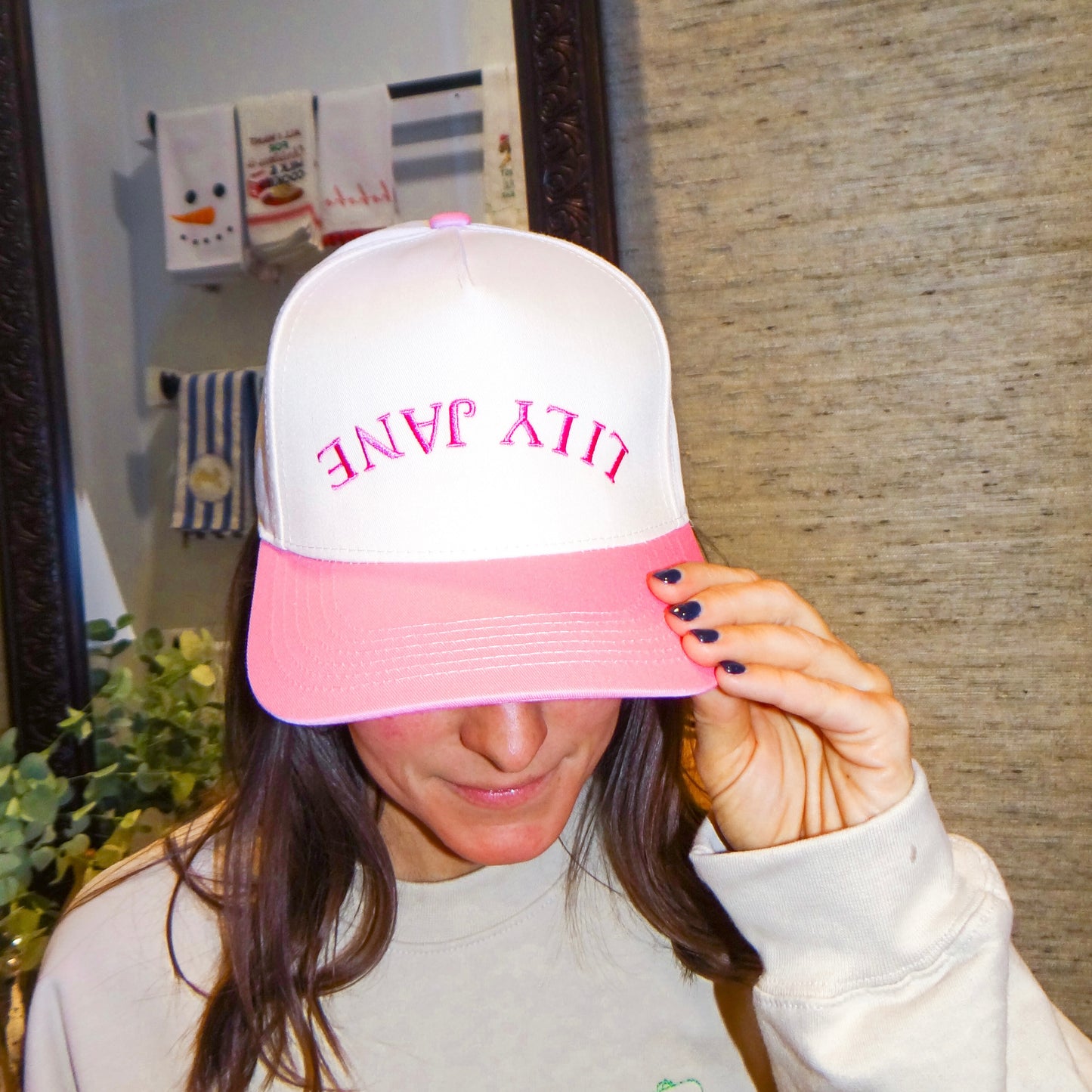 Embroidered Lily Jane Hat