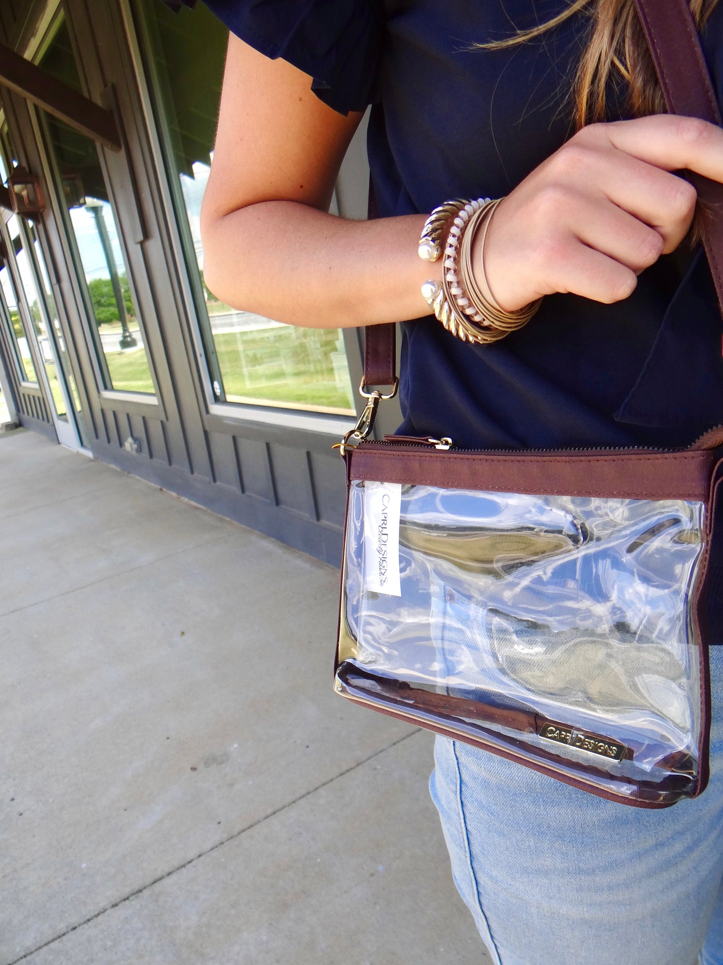 Small Crossbody - Clear PVC