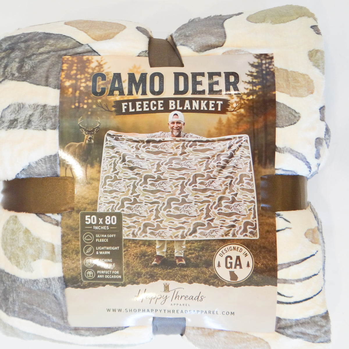 Camo Deer Blanket
