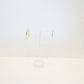 Gold Round Square Hoops