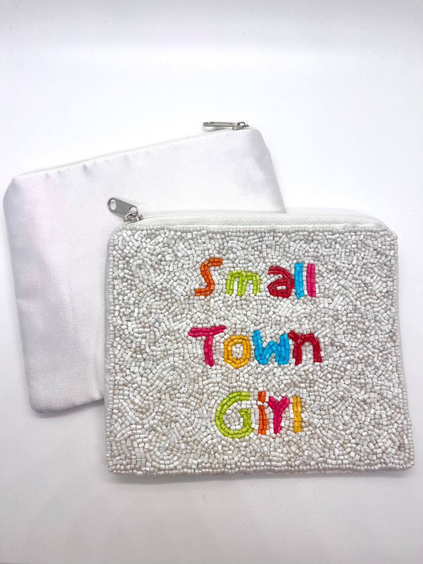 Small Town Girl Beaded Pouch