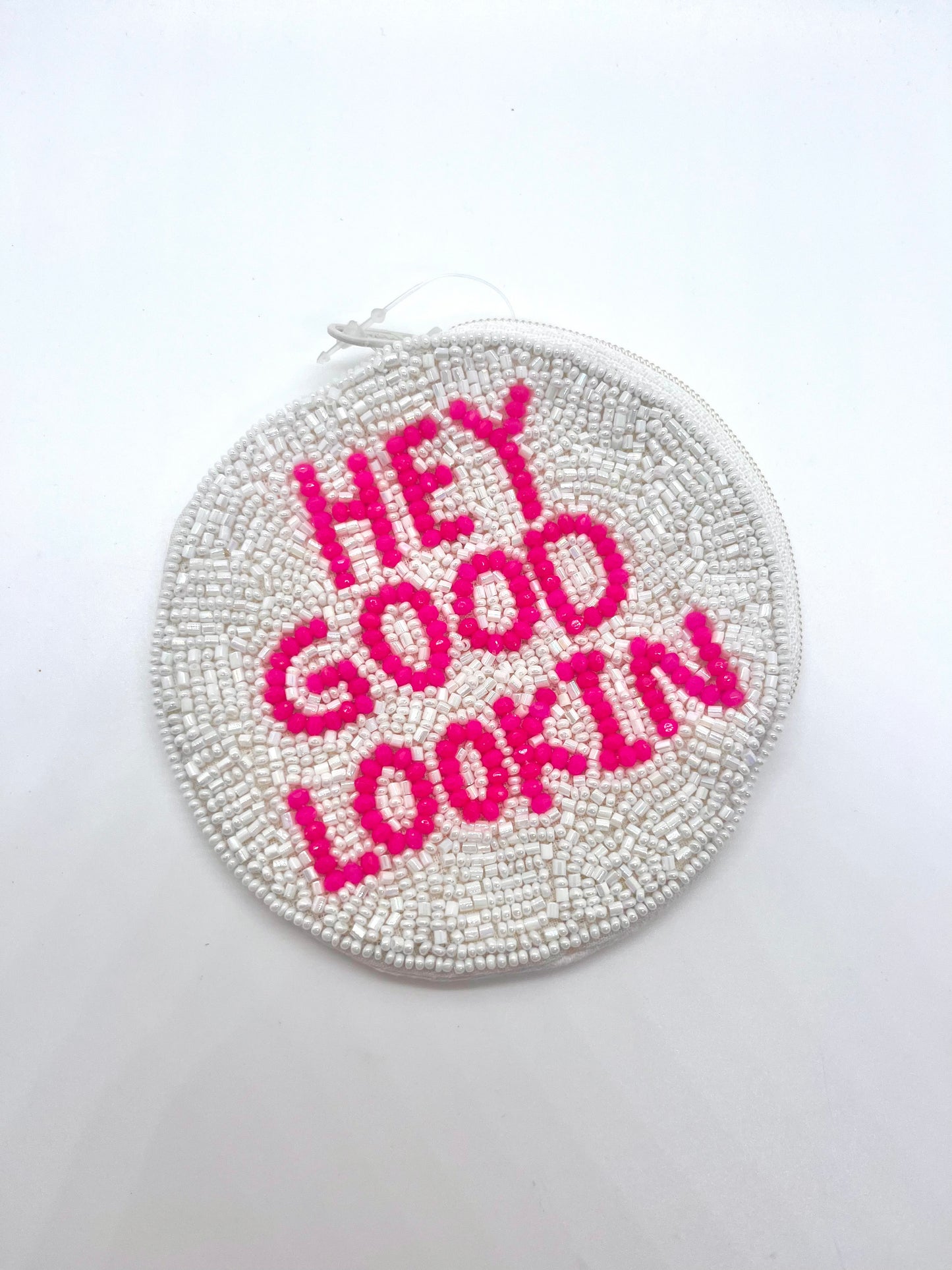 Hey Good Lookin Beaded Pouch