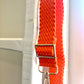 Orange Woven Purse Strap