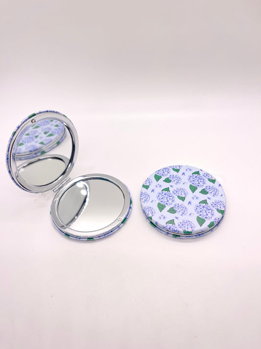 Hydrangea Pocket Mirror