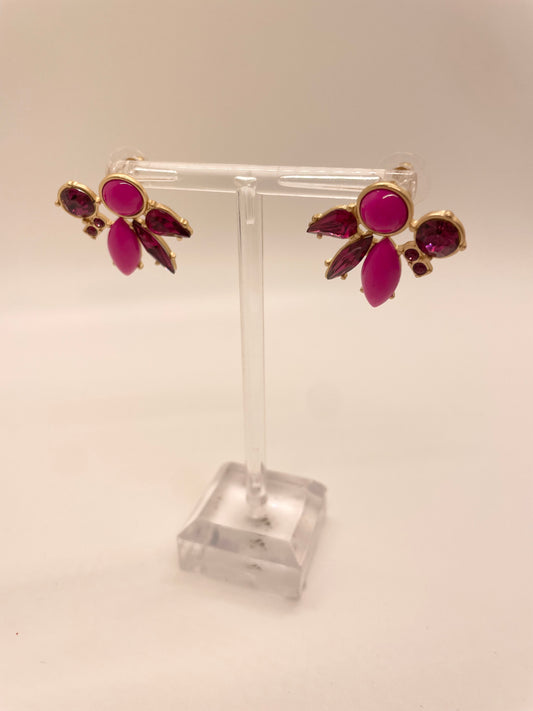 Fun Pink Statement Earrings