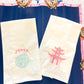 Embroidered Mahjong Tea Towel