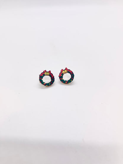 Vintage Christmas Studs