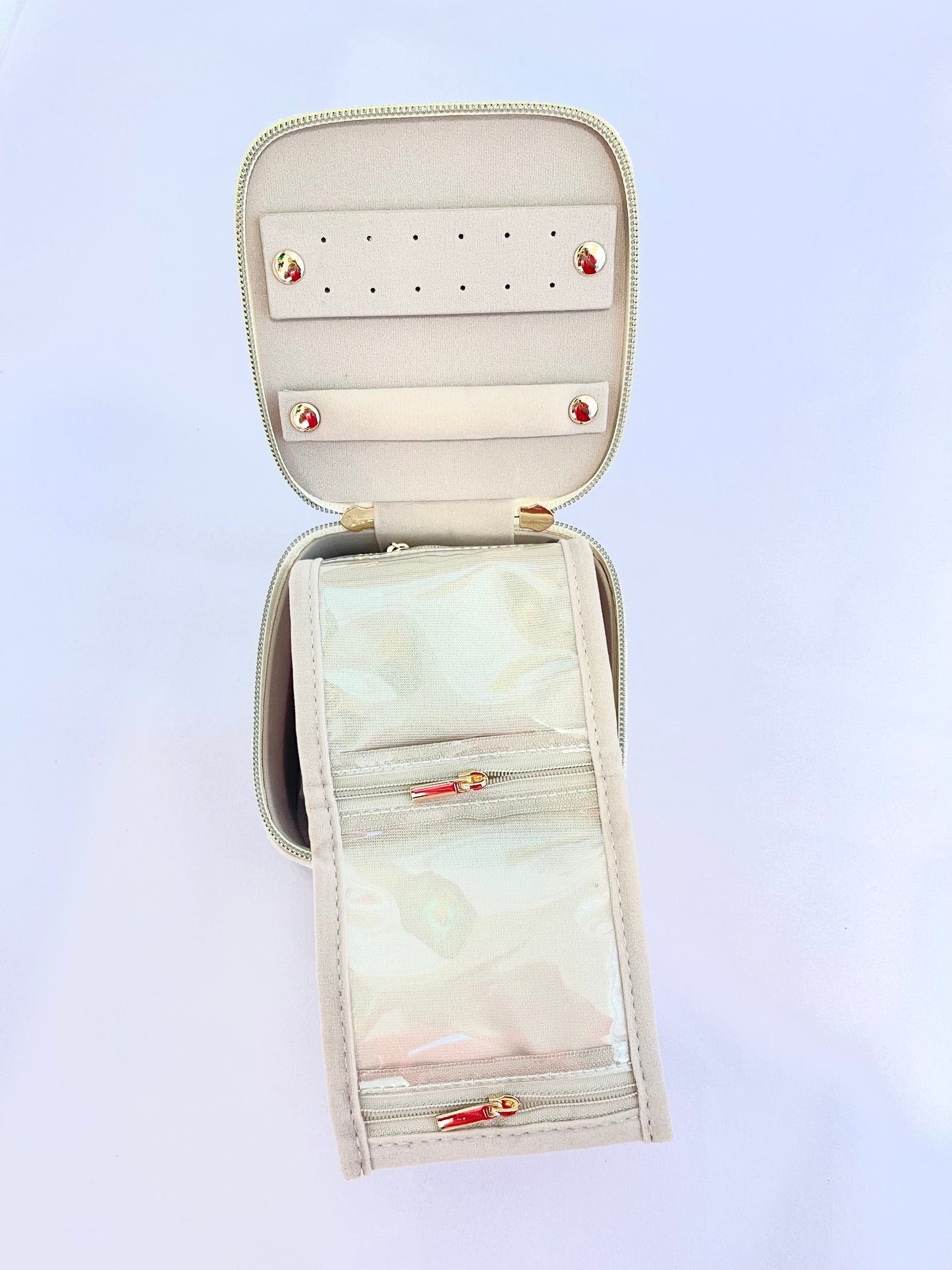 Velvet Fold Out Jewelry Case