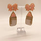 Beaded Baby Bottle Drop Earrings
