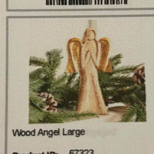 Wooden Angel Decor