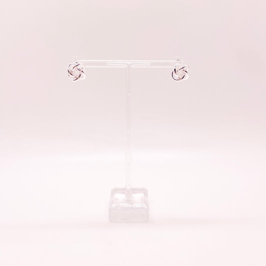 Earring of the Week - Silver Knot Studs
