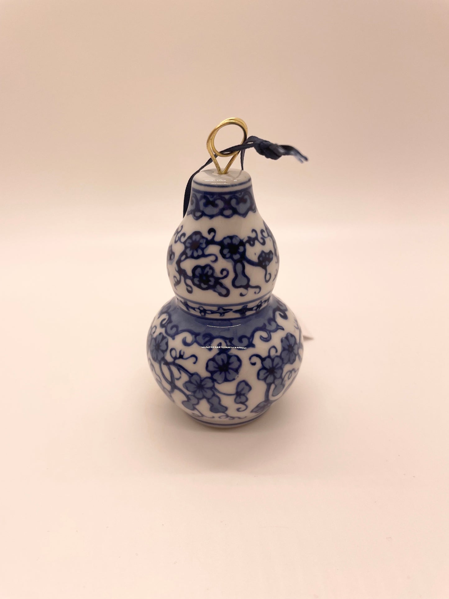 Blue and White Hand Painted Ornament/Place Card Holder