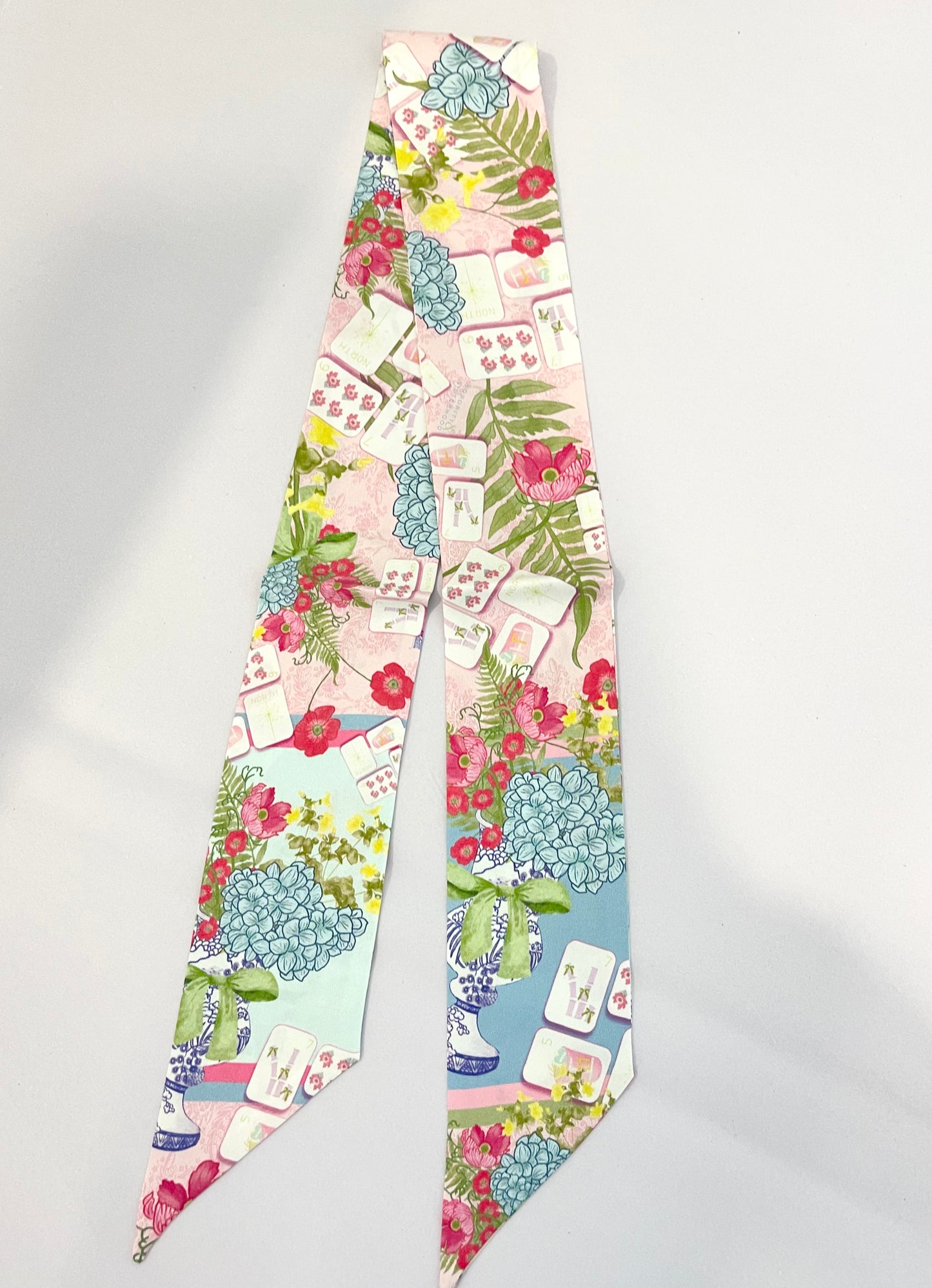 Mahjong Skinny Scarf