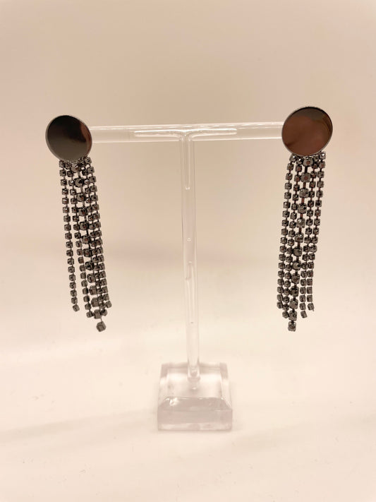 Black Dangly Earrings