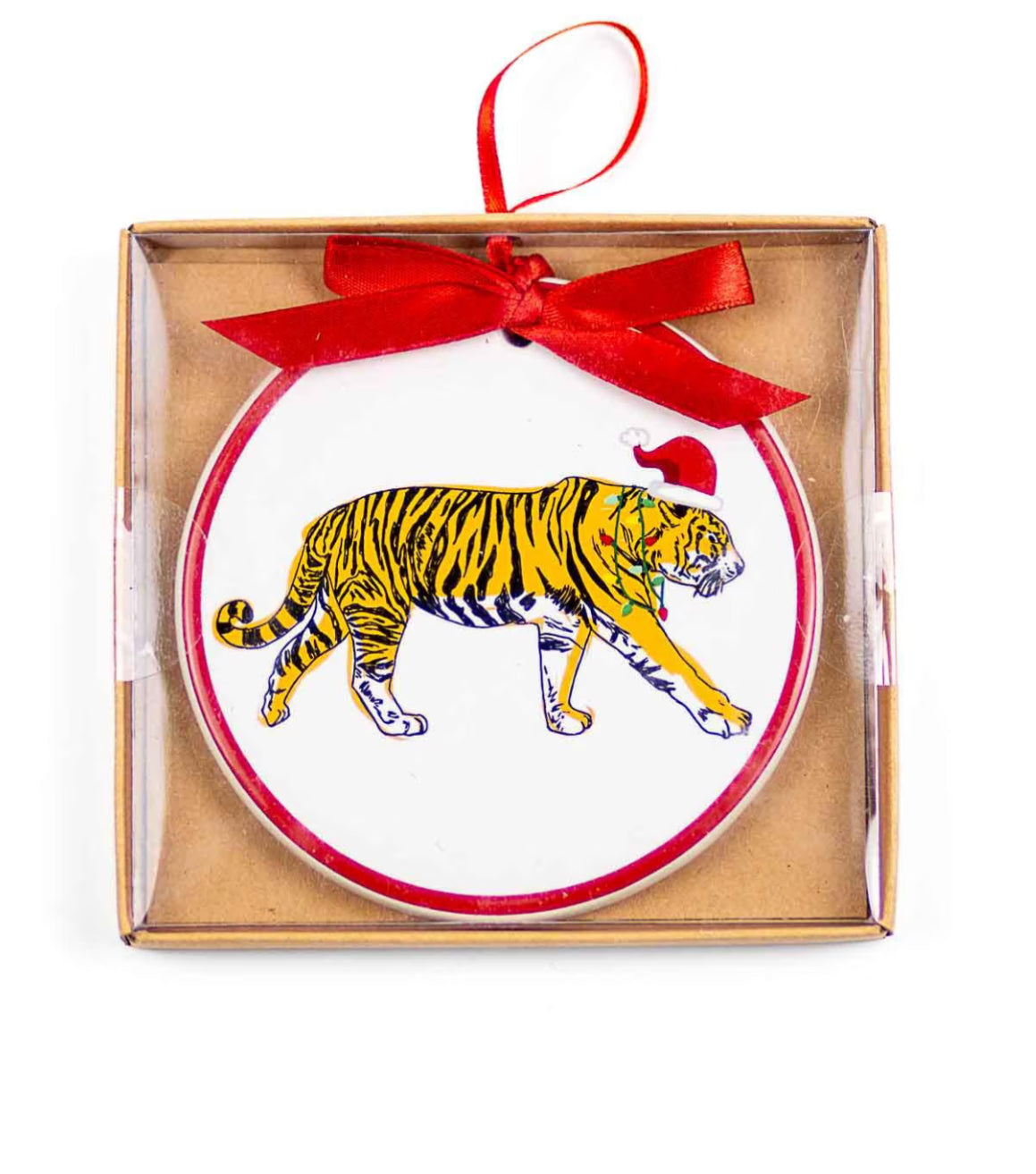 Merry Tiger Ornament