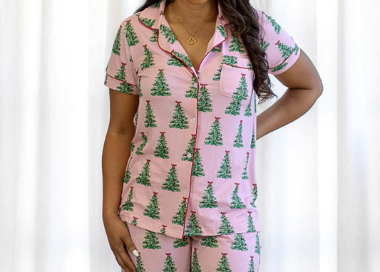 Noelle Button Up Sleep Shirt