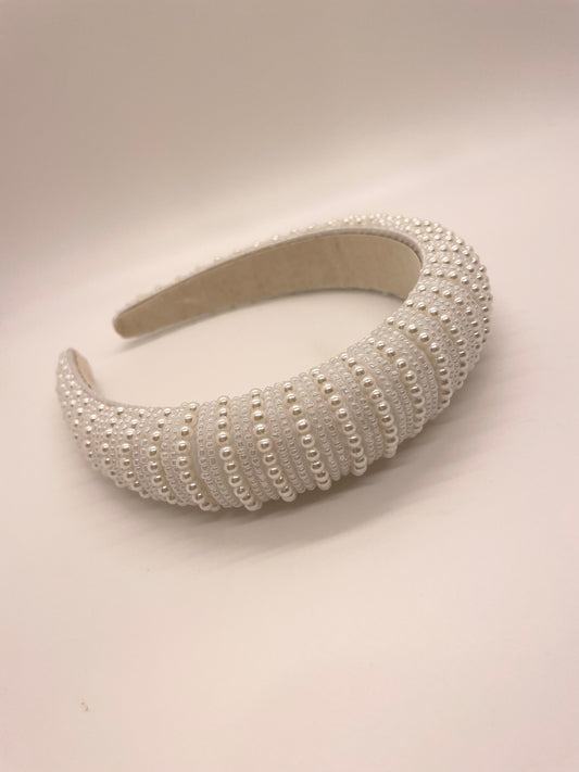 Pearls Lined Headband