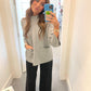 Shimmer Mock Neck Sweater