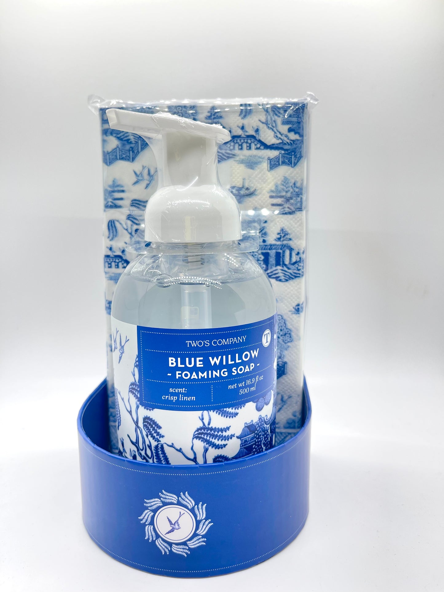 Blue Willow Soap with Guest Towel