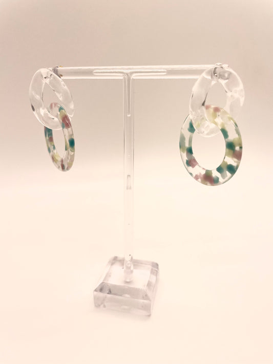 Confetti Acrylic Earring