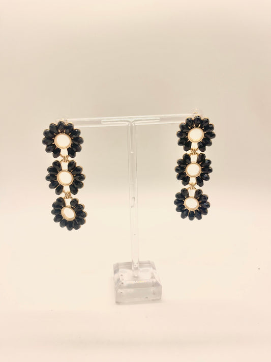 Festive Glass Statement Earrings