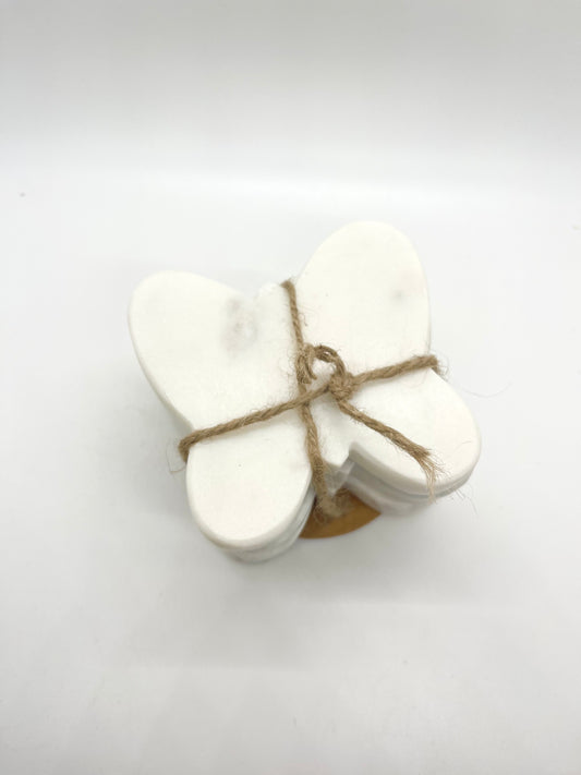 Marble Butterfly Coasters