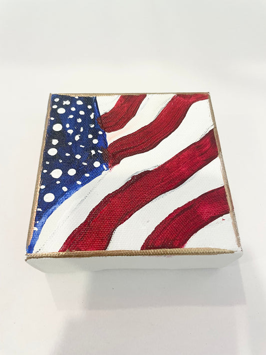 4 x 4 American Flag Artwork