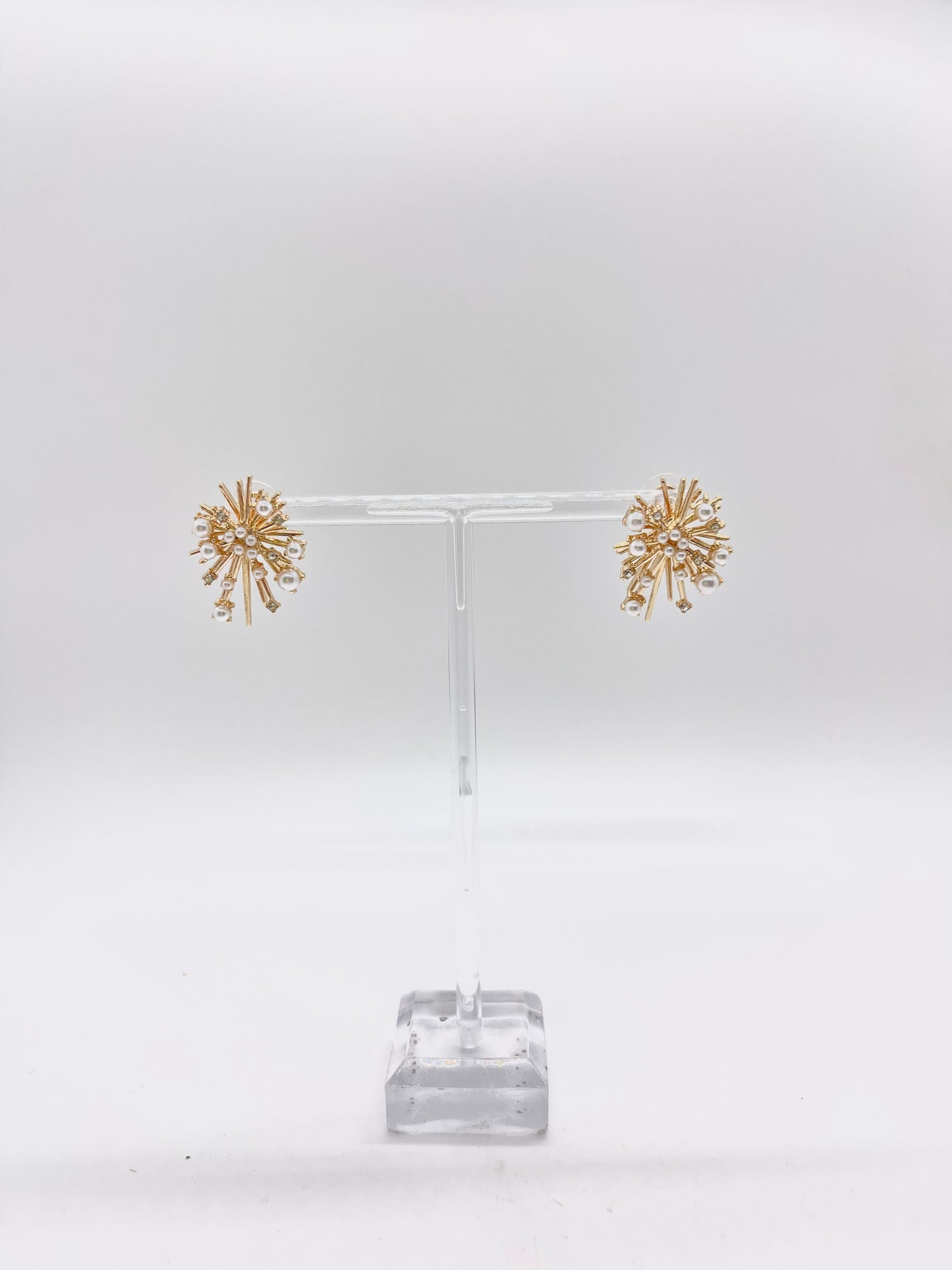 Pearl Burst Stud Earrings