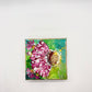 4 x 4 Textured Flower Artwork