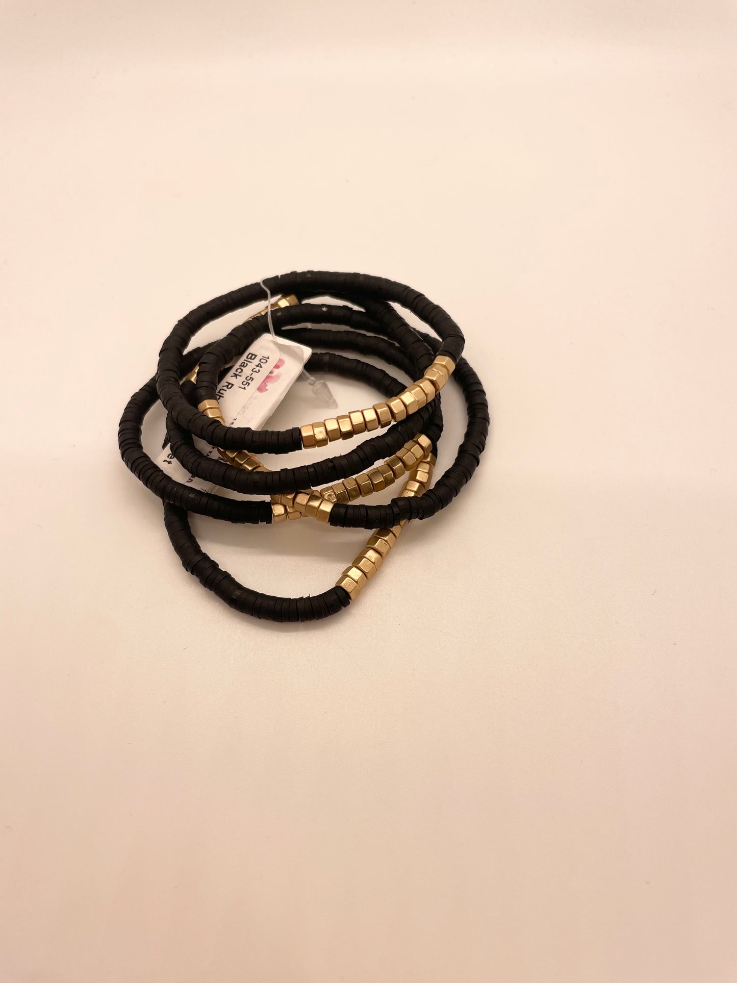 Black Stack Bracelet